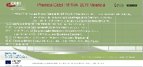 Invitacin Premios CEEI-IMPIVA 2011 Valencia