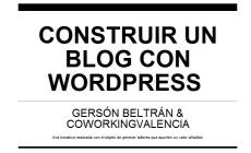 COMO CONSTRUIR UN BLOG CON WORDPRESS