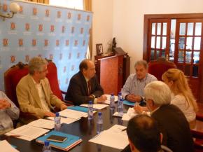 Durante la reuni�n en el Ayuntamiento de X�tiva