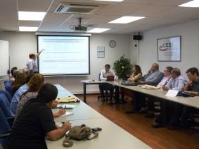 Durante un momento de la presentaci�n