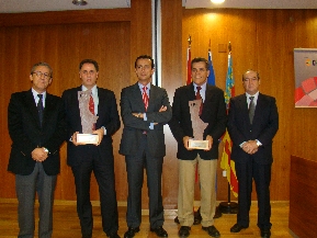 Francisco Mart�nez Ruiz, Q-Pharma, Daniel Moragues, TSB y Jes�s Casanova