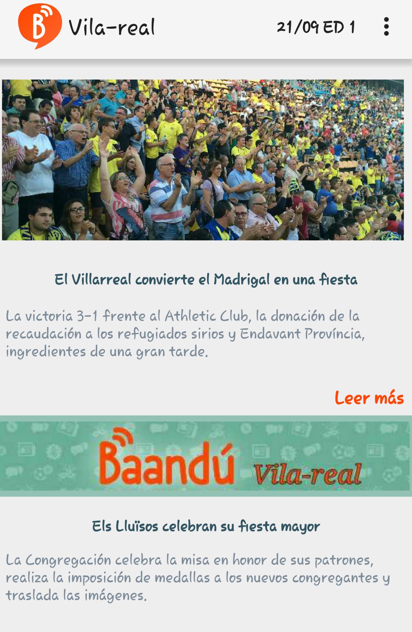 Baand llega a Vila-real y ya publica en 6 localidades