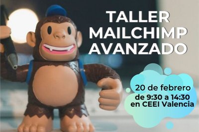 Cartel Taller Mailchimp Avanzado febrero 2020 Valencia