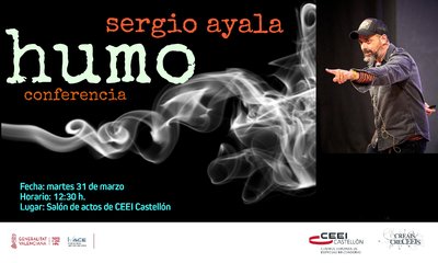 Conferencia: "Humo" con Sergio Ayala//APLAZADO
