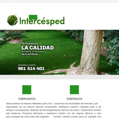 Cesped artificial Valencia - Intercsped