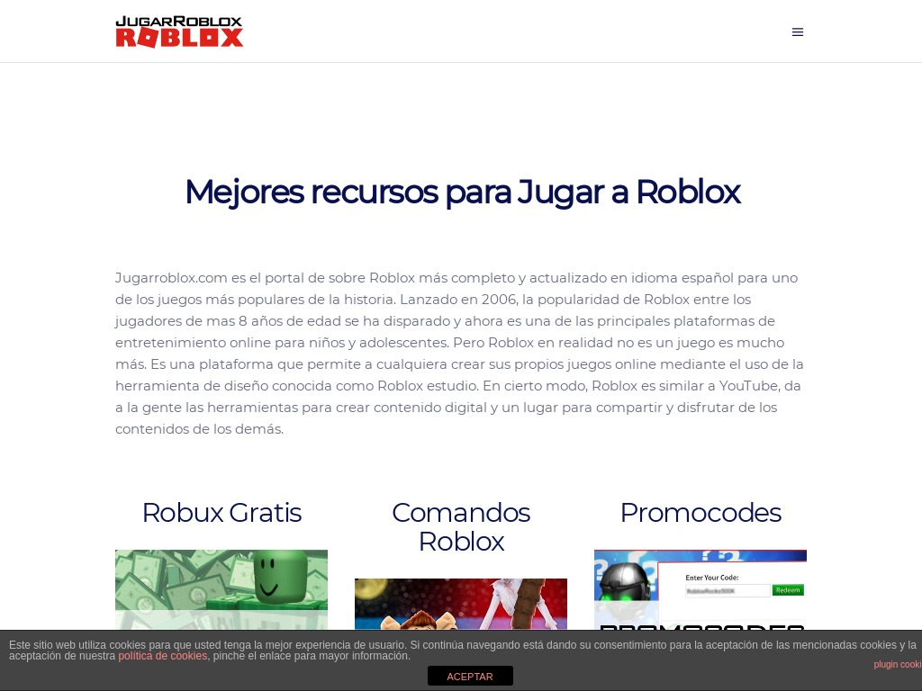 Jugar a Roblox