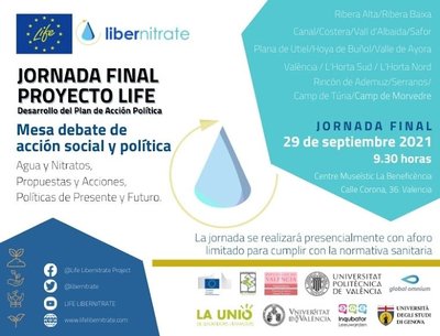 Jornada Final PROYECTO LIFE + Mesa Debate Acción Social y Política