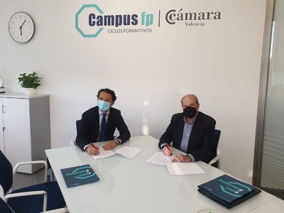 Firma Convenio CEEI Campus Cámara FP 2