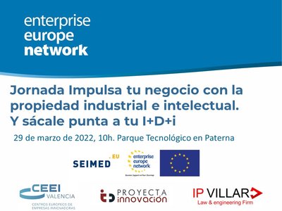 Cartel jornada propiedad intelectual valencia 2022