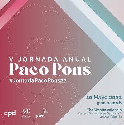 Save the date - V Jornada Anual Paco Pons