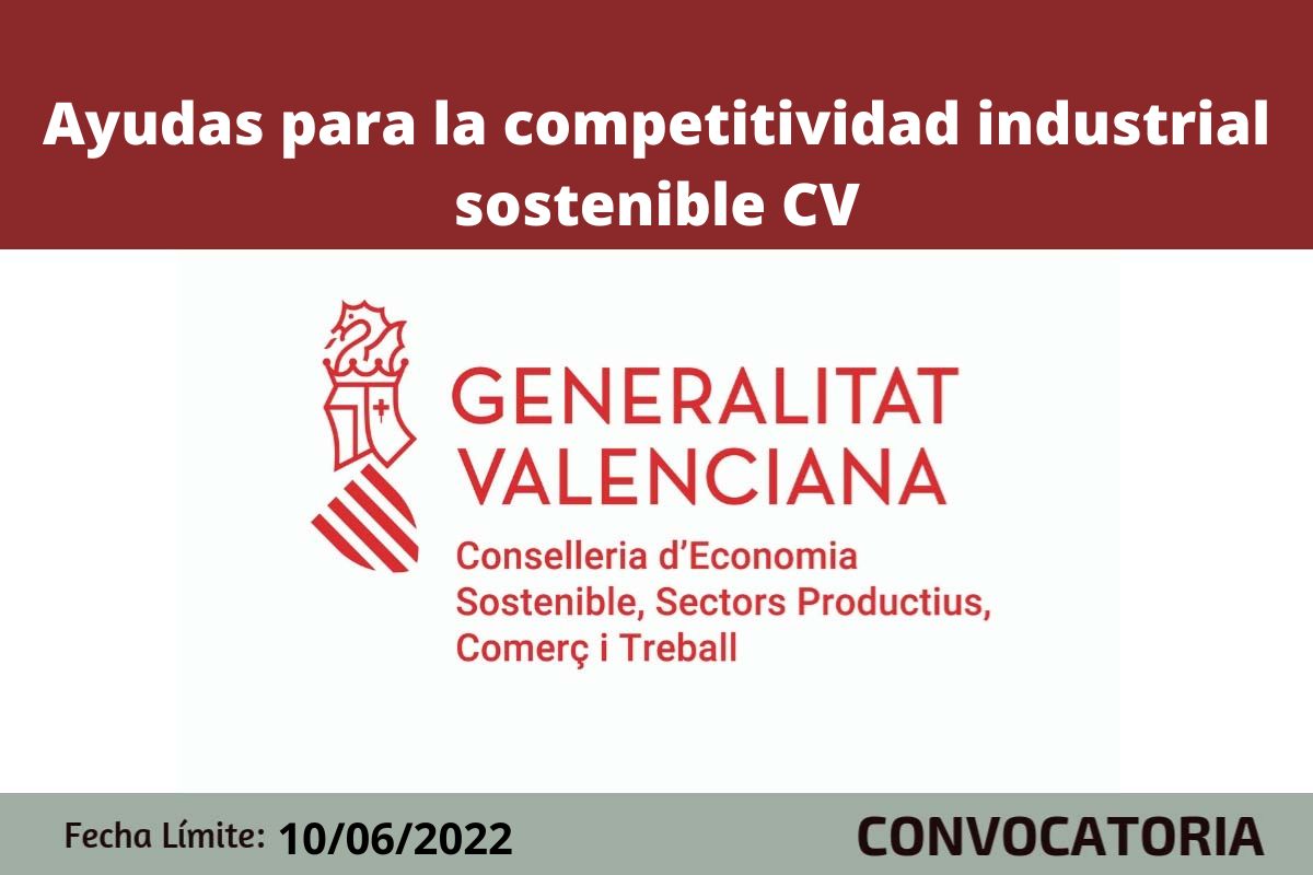Ayudas competitividad industrial CV