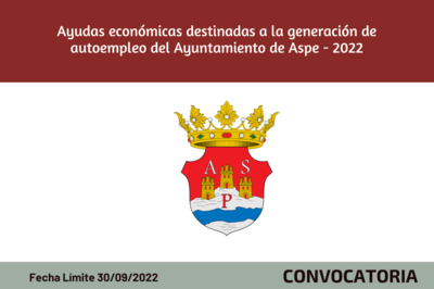 Ayudas económicas destinadas a la generación de autoempleo - ASPE - 2022