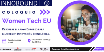 Coloquio Women Tech EU: Apoyo Europeo para Mujeres en Innovación Tecnológica