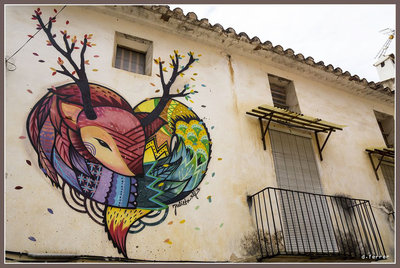 Fanzara,  un lienzo del Arte Urbano