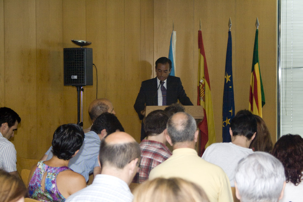 Premios CEEI IMPIVA 2011. El Presidente del CEEI Castell�n, Diego Basco. 