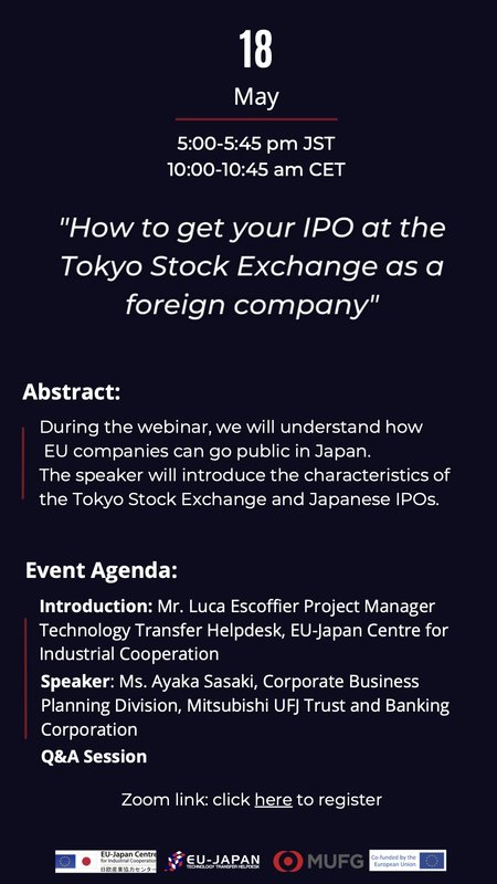 How to get your IPO at the Tokyo Stock Exchange as a foreign company