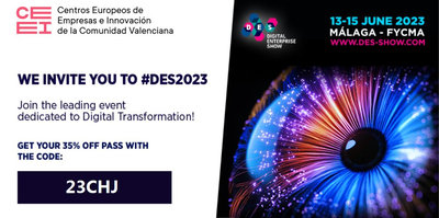 La Red CEEI CV colabora como partner en el DES2023, que se celebrará en Málaga del 13 al 15 de junio