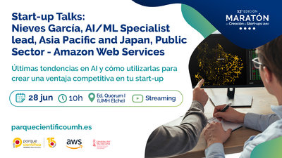 Start-up Talks: Nieves García, Nieves García, AI/ML Specialist lead, Asia Pacific and Japan, Public Sector - Amazon Web Services