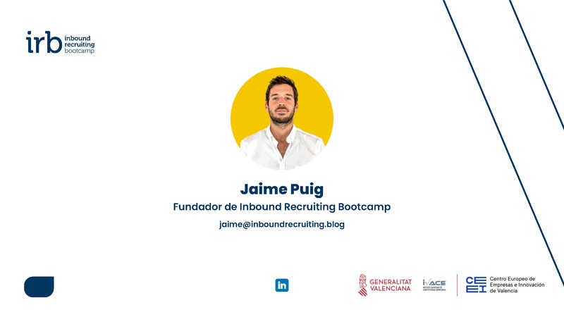 Presentación Jaime Puig en Focus Pyme y Emprendimiento La Safor