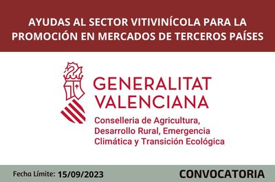 Ayudas sector vitivin�cola CV 2023
