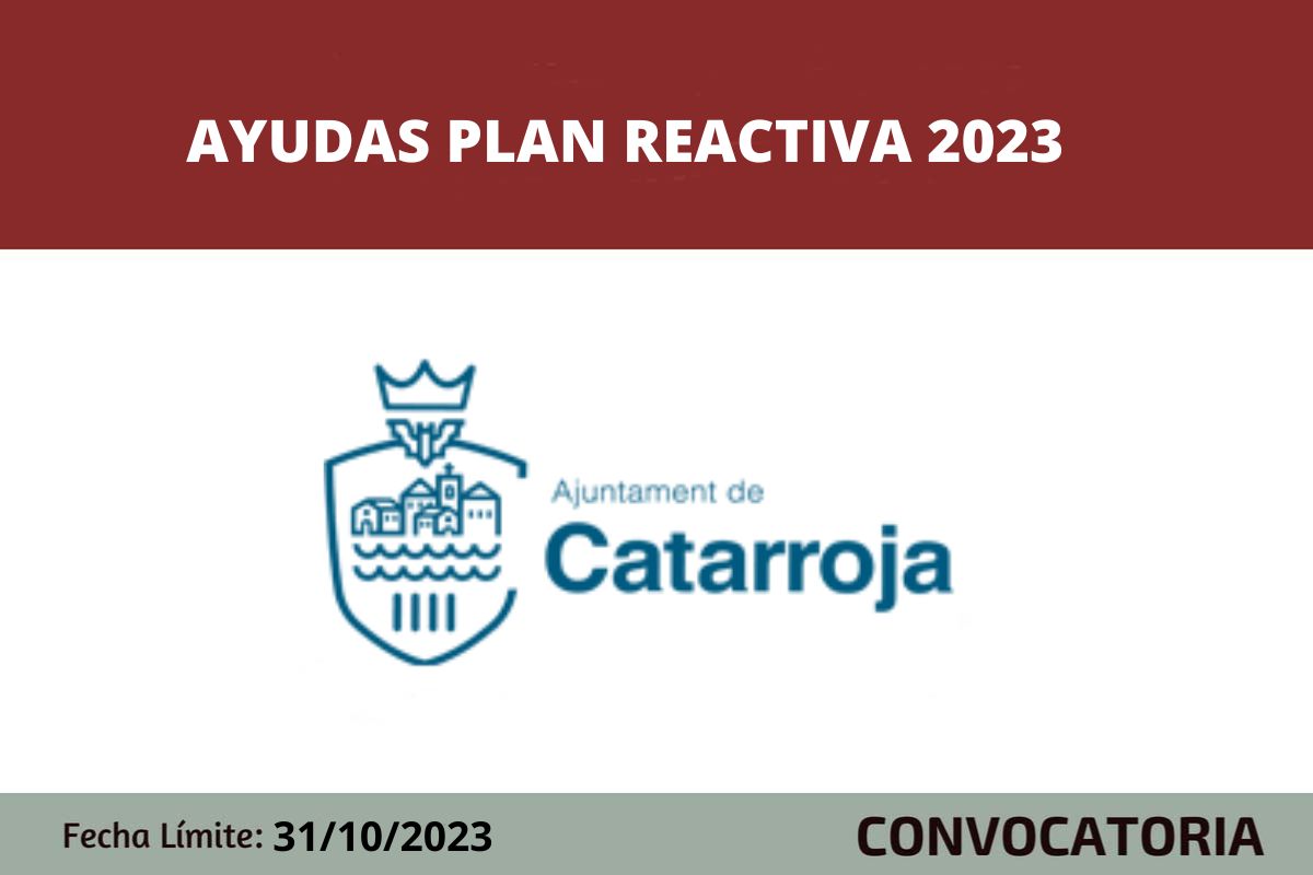 Ayudas Plan Reactiva 2023 Catarroja
