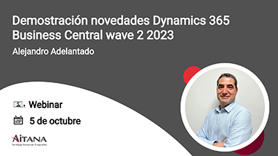 Webinar - Demostración novedades Dynamics 365 Business Central wave 2 2023