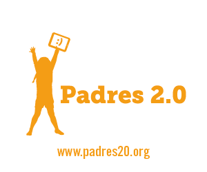 logotip Padres 2.0 fomentant l's segur i saludable d'Internet des de 2008