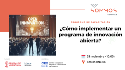 Sesión Online de capacitación ¿Cómo implementar un programa de innovación abierta?