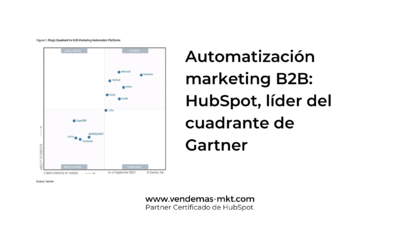 Automatizacin marketing B2B: HubSpot, lder del cuadrante de Gartner