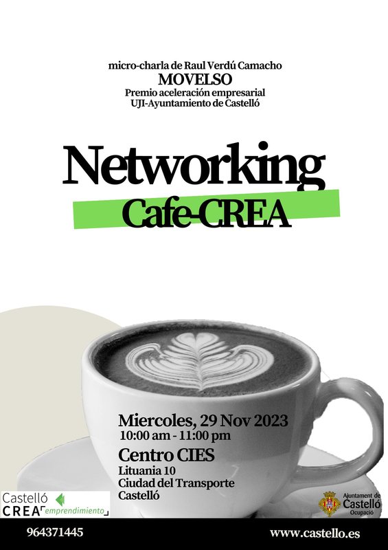 Networking CafeCREA 29.11.23 con Movelso