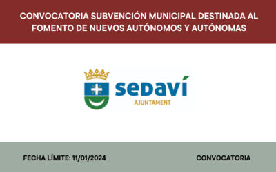 subvenci�n destinada al fomento de nuevos aut�nomos y aut�nomas