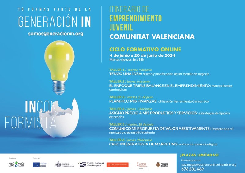 Ciclo formativo de emprendimiento junio 4 a 20