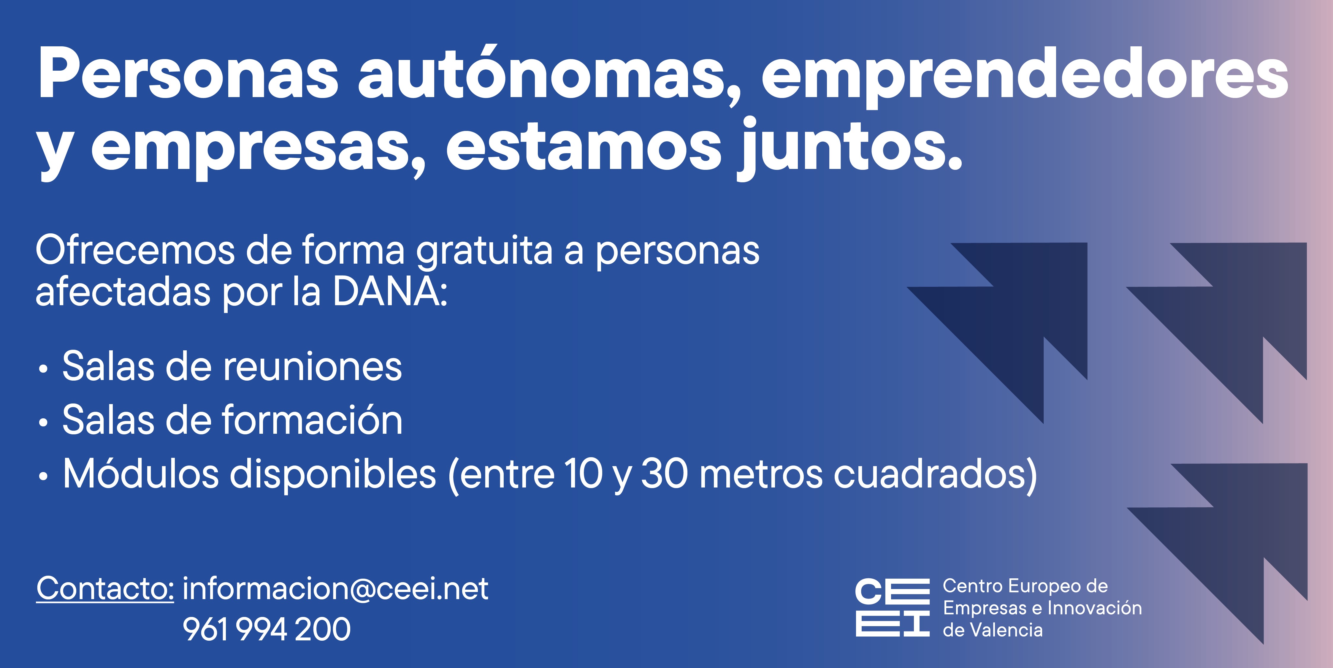 Empresas, autnomos y emprendedores afectados por la DANA