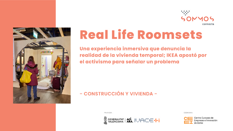 Real Life Roomsets, experiencia inmersiva que denuncia la realidad de la vivienda temporal