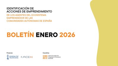 Enero de 2026 | Boletín de Identificación de las acciones de emprendimiento de AEE de las CCAA de España