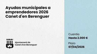 Ayudas municipales a emprendedores 2026 Berenguer