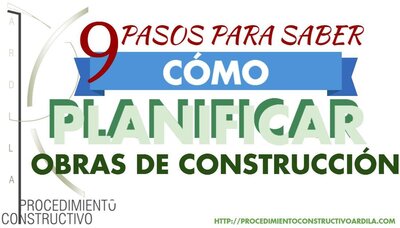 Planificaci�n de Obra