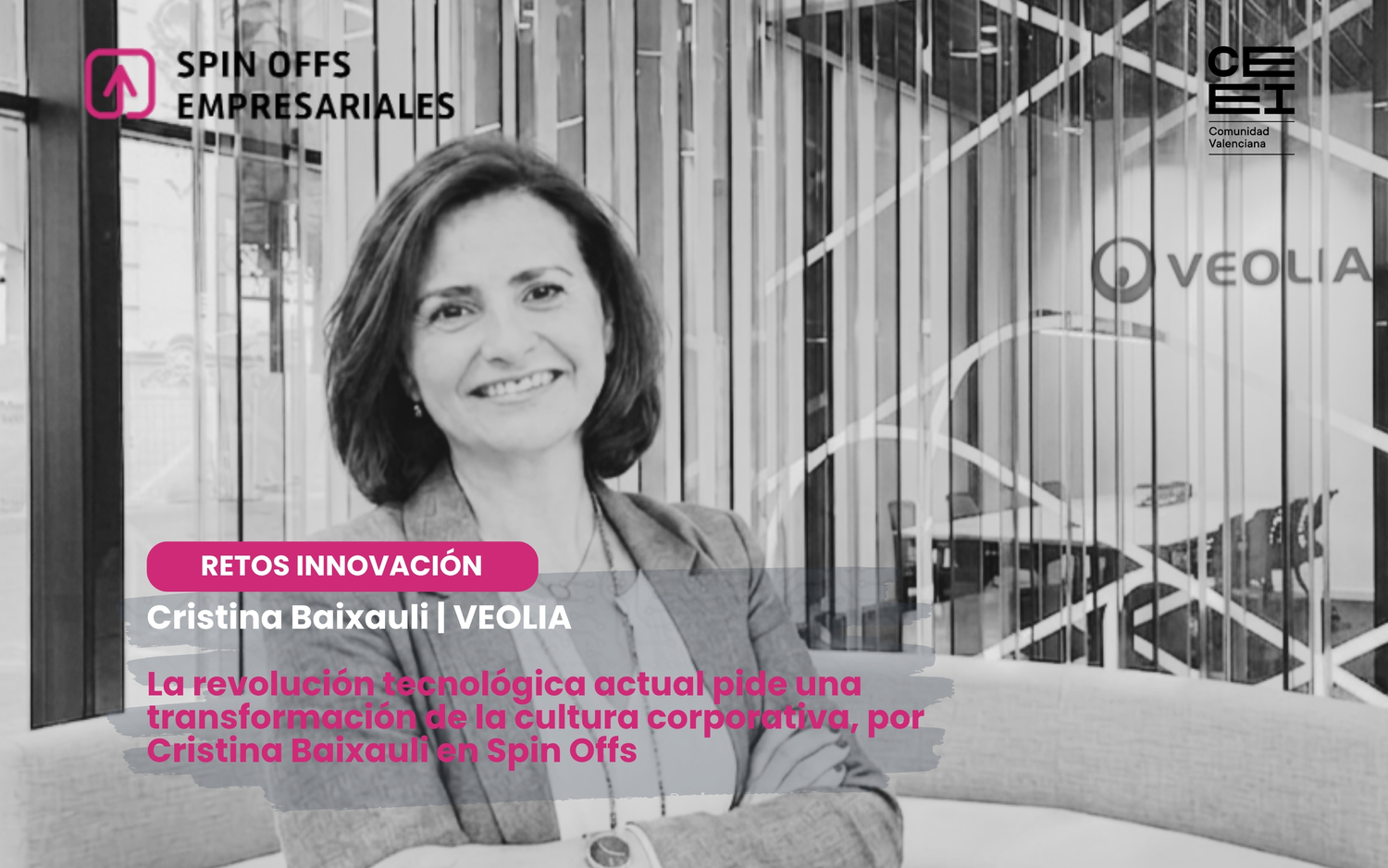 Cristina Baixauli, Directora de Innovaci&oacute;n de Veolia Espa&ntilde;a