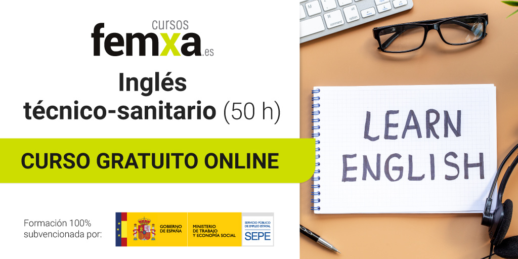 Curso gratuito de Ingl�s T�cnico Sanitario: �ltimas plazas disponibles