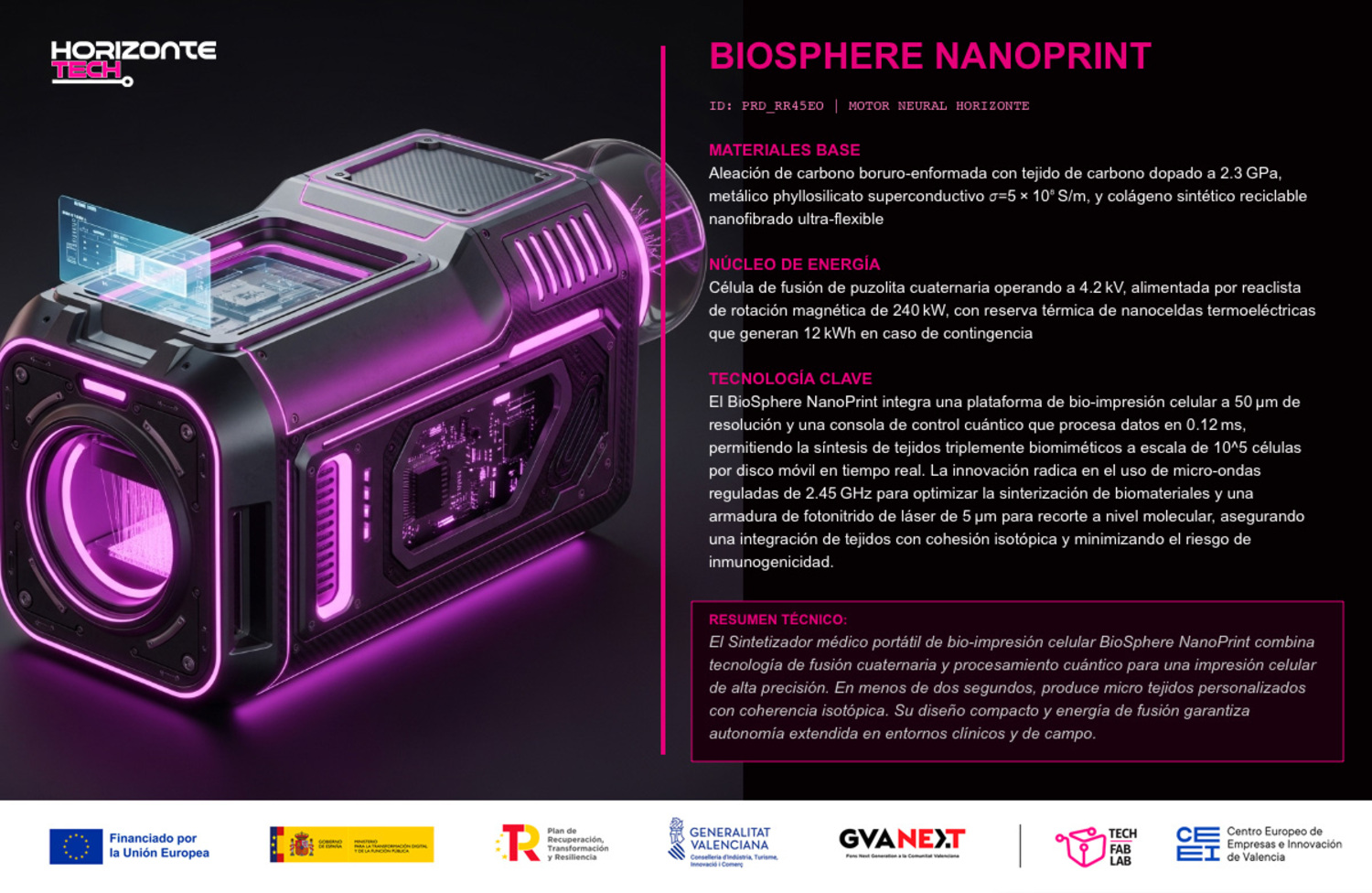 Horizonte Tech - Biosphere Nanoprint[;;;][;;;]
