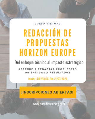 Curso Redacci�n de Propuestas Horizon Europe