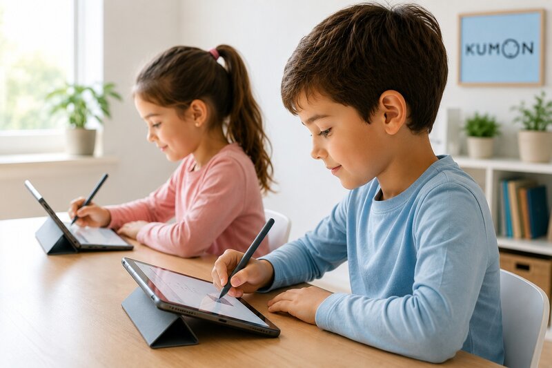 niños tablet kumon