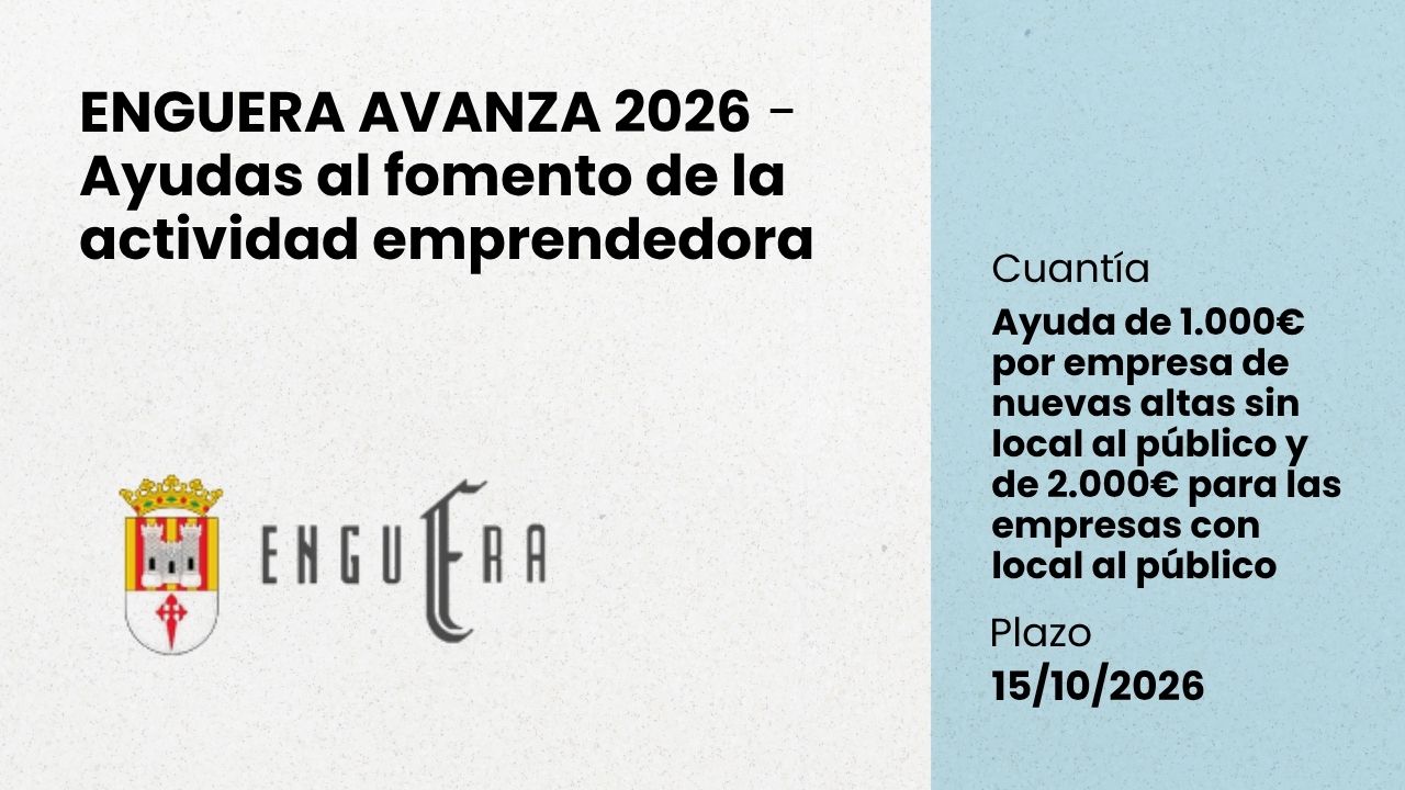 Enguera Avanza 2026