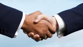 Business handshake