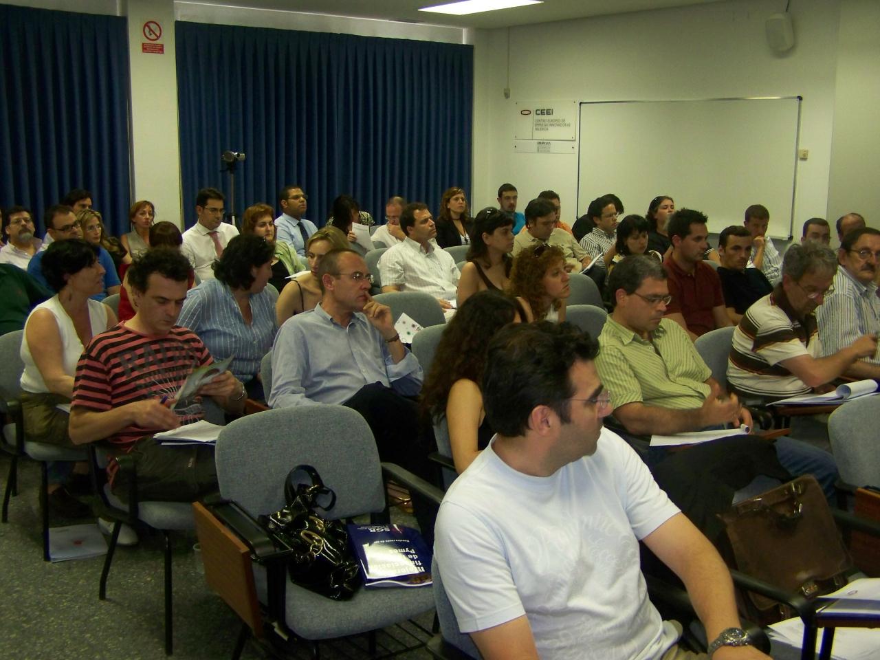 Vista asistentes al foro de financiacin 2008 CEEI Valencia