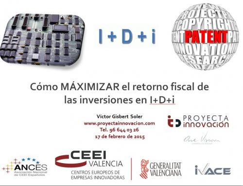 Cmo MXIMIZAR el retorno fiscal de las inversiones en I+D+i