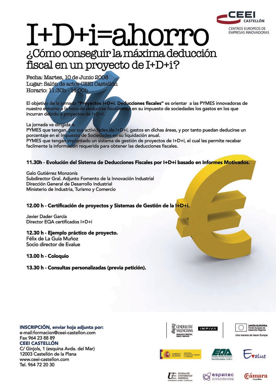 Programa Jornada I+D+i CEEI Castelln