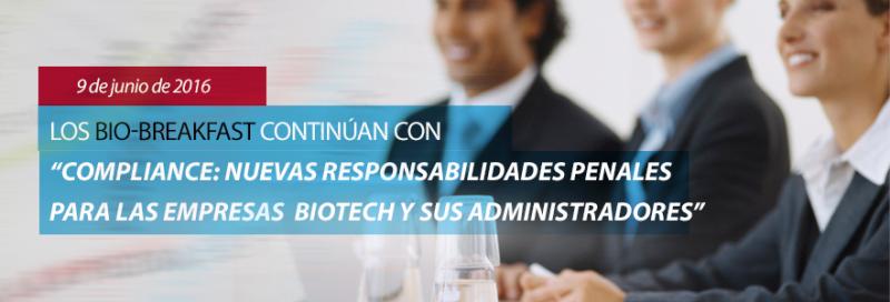 Compliance: Nuevas Responsabilidades Penales para las Empresas Biotech "