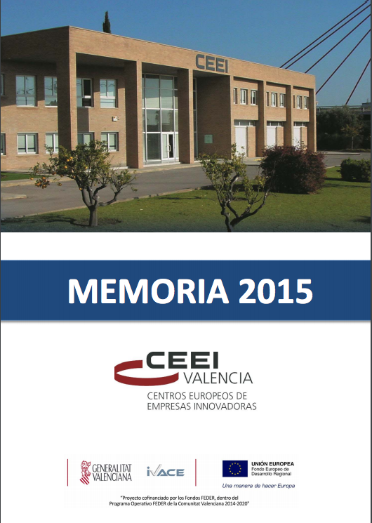 Portada Memoria CEEI Valencia 2015