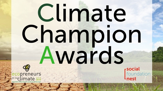 Climate Champion Awards en Ecopreneurs for the climate 2016